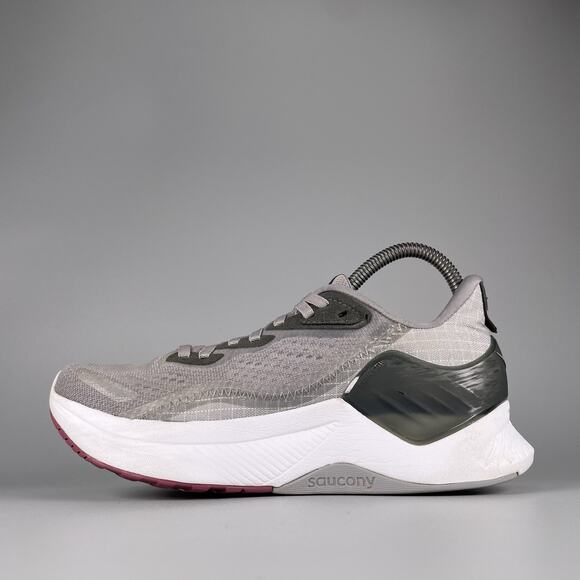 Saucony Endorphin Shift 2 Women’s 7 Grey Pink Road Track Running Trainer Sneaker - Picture 7 of 9